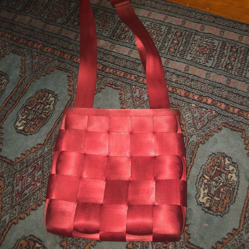 Real Red Harvey’s Satchel Bag