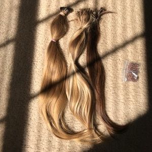 100% real European hair. Package of 3