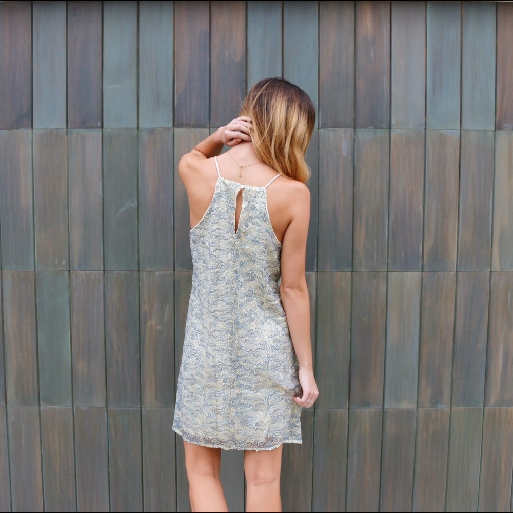 gold sequin dress - Picture 4 of 4