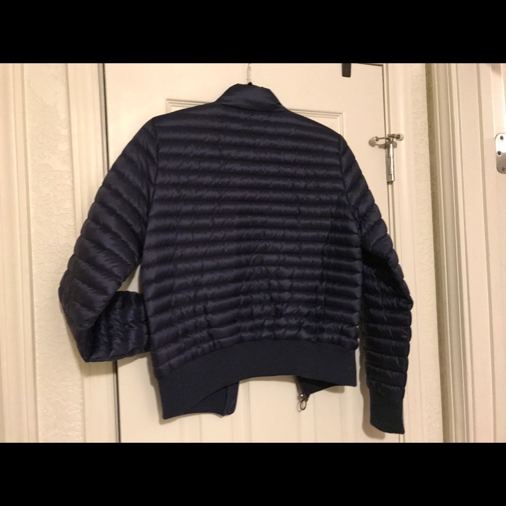 Michael Kors Navy Puffer Bomber Jacket NWT Small - Picture 6 of 6