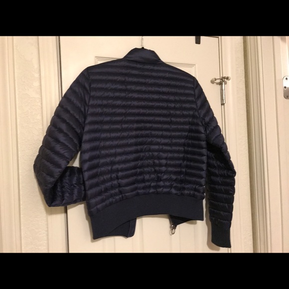 Michael Kors Navy Puffer Bomber Jacket NWT Small - Picture 6 of 6