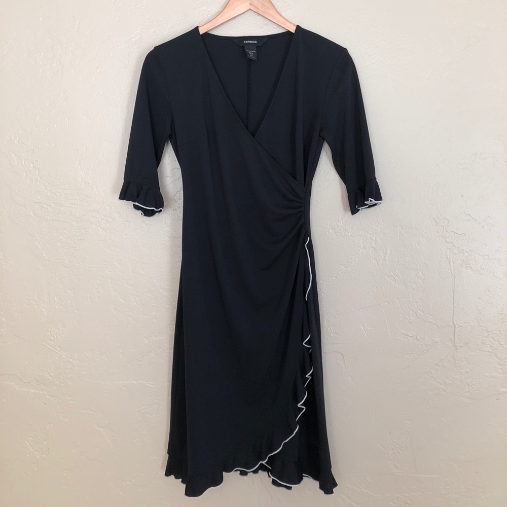Vintage late 90s/2000s [express] wrap dress