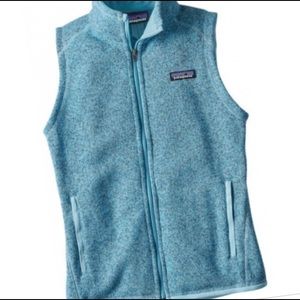 blue patagonia vest