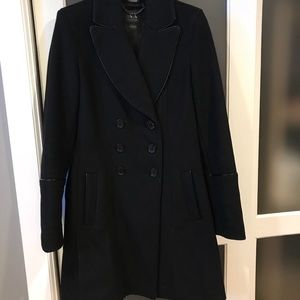 Armani Exchange Italian Wool Trench Coat