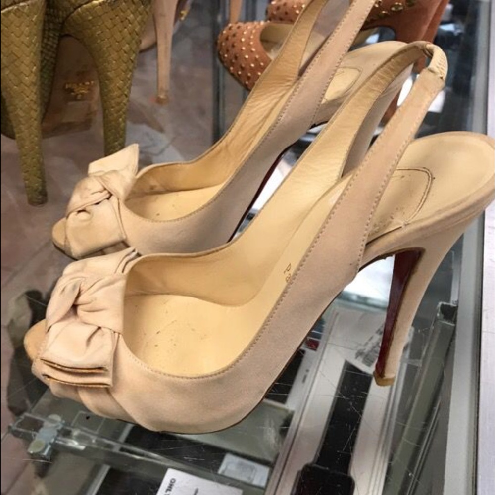 Christian Louboutin sling back pump- size 7
