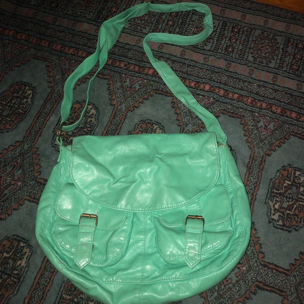 Teal crossbody bag! Barely used!