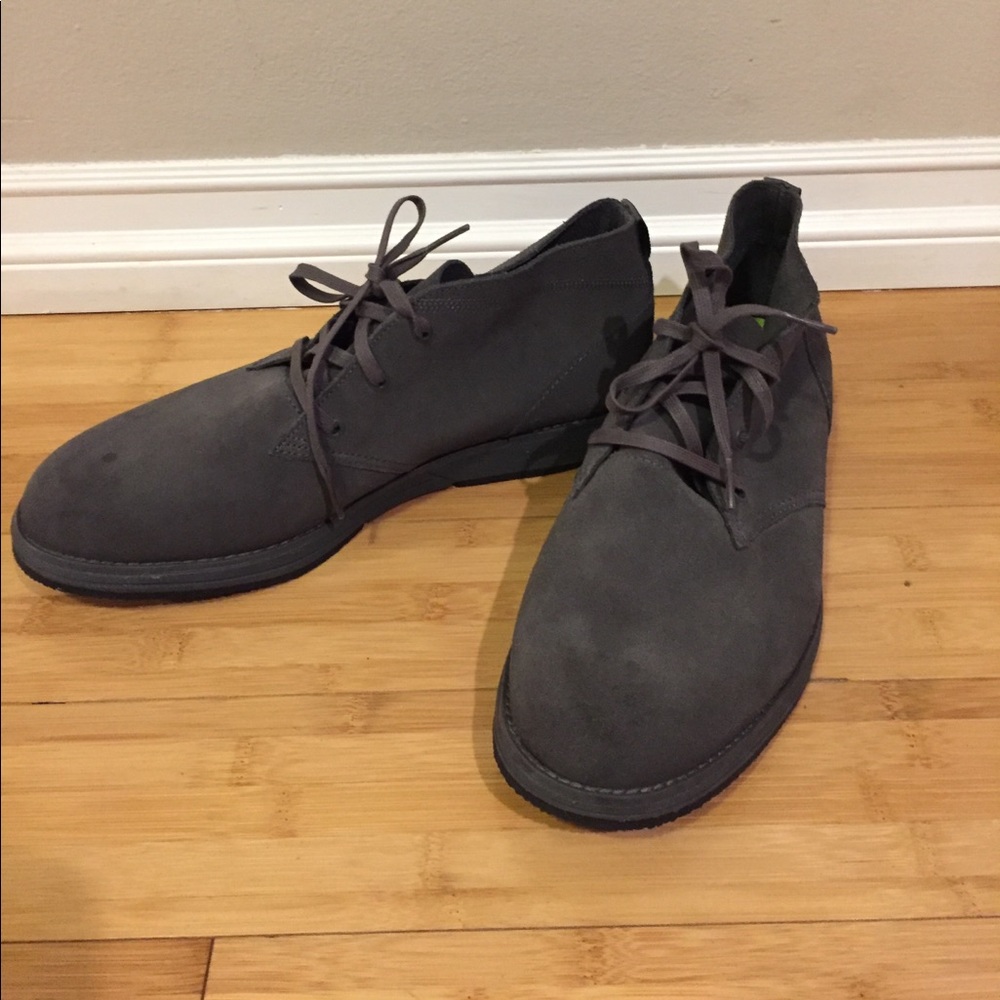 charcoal suede dress shoes.