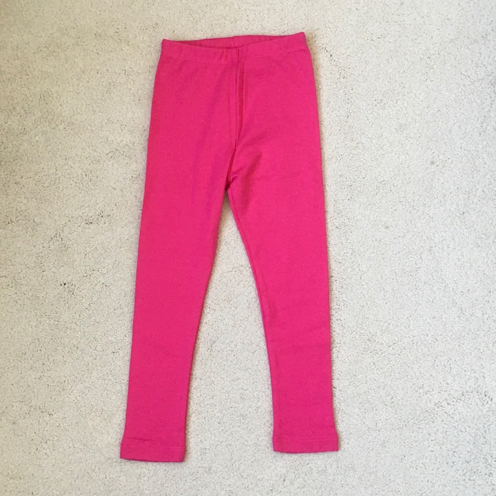 Girls City Threads Hot Pink Leggings NWOT 3T