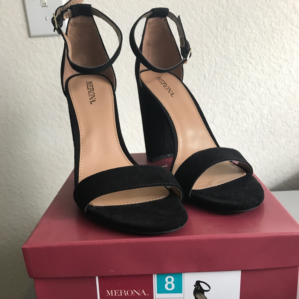 Black Merona Heels