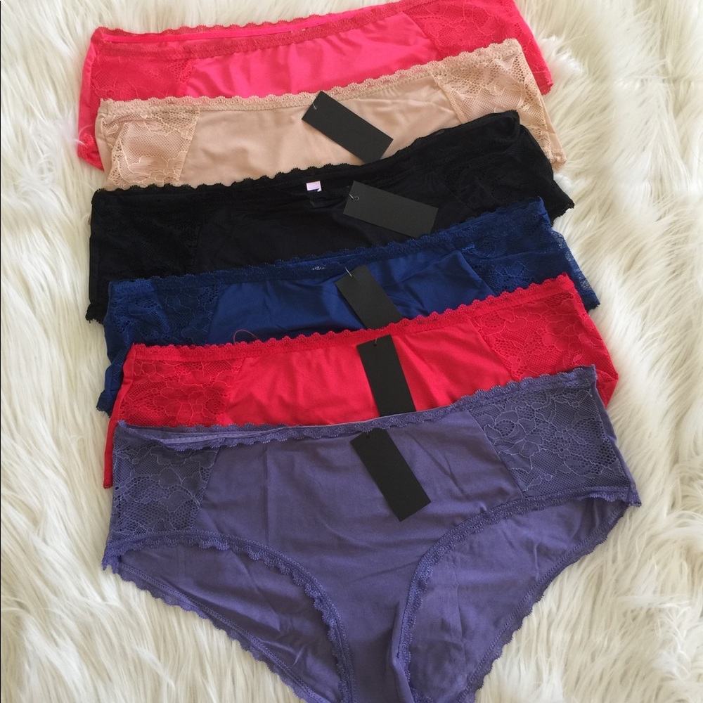 6 Size 3XL Sheer Comfy Bikini Panties