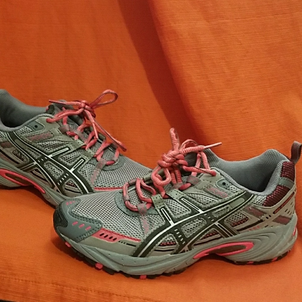 Gently worn running shoes