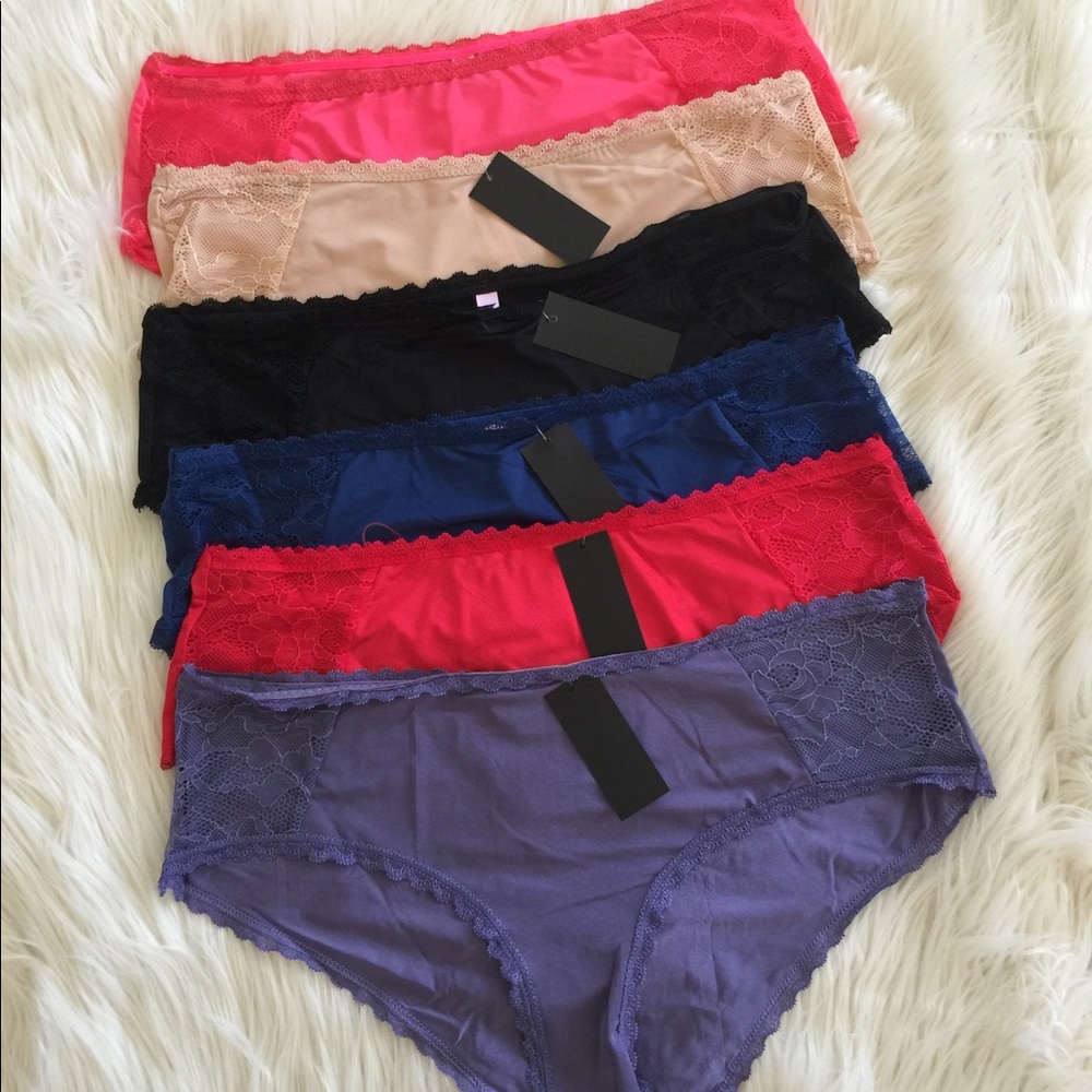 6 Size 2XL Sheer Comfy Bikini Panties