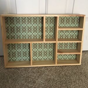 Wooden cubbies
