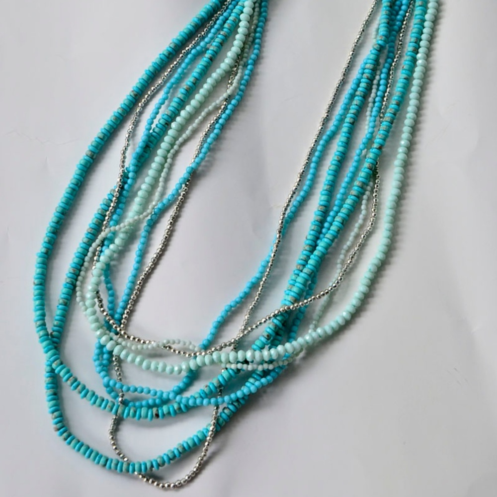Lucky Brand Major Turquoise Beaded NECKLACE