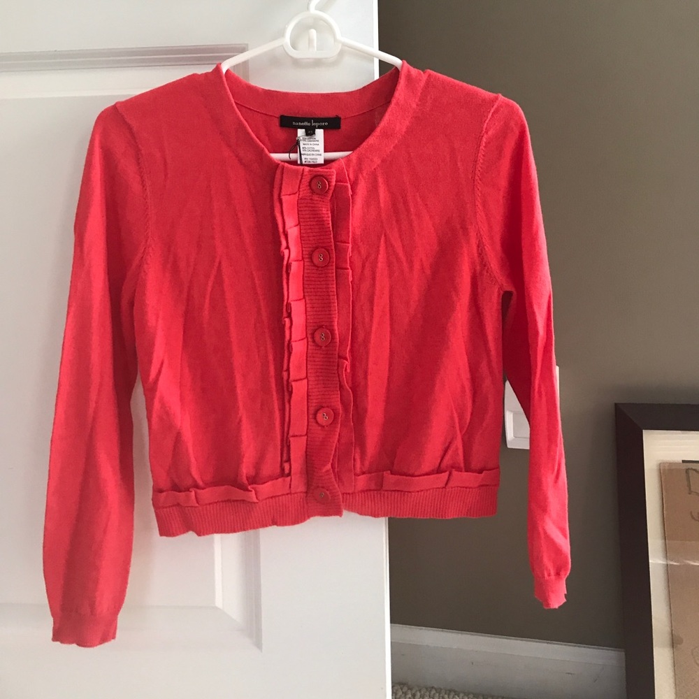 Pink cardigan Nanette lepore