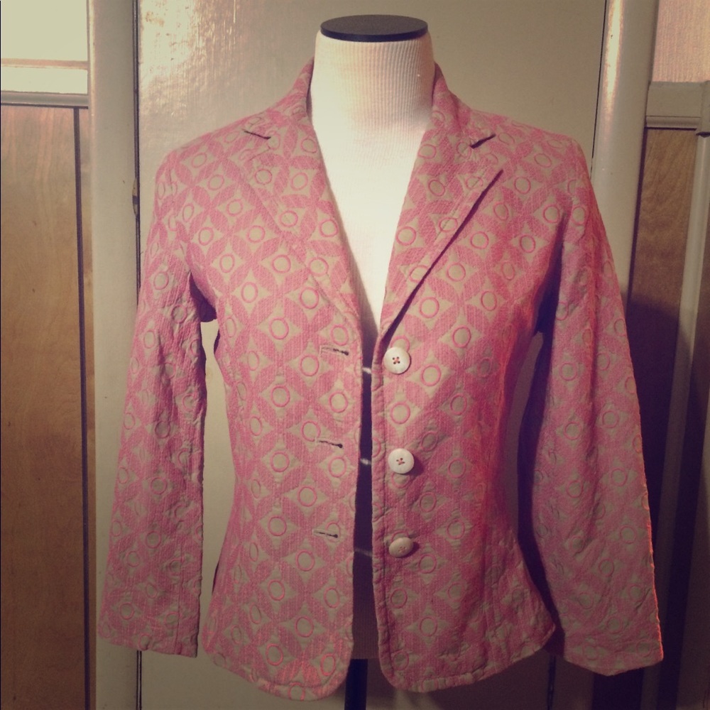 Express Factory Pink and Nude Blazer