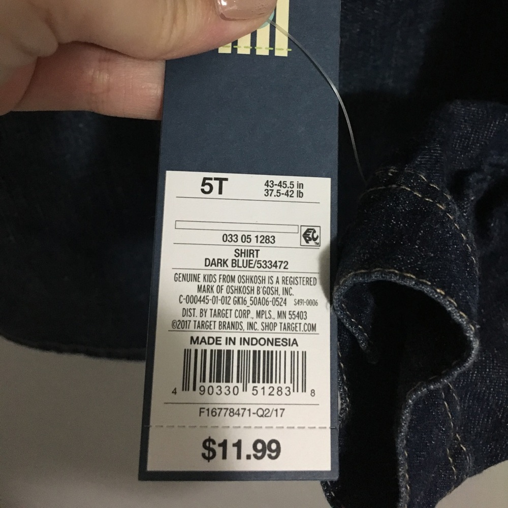 Osh kosh denim button down - Picture 5 of 5