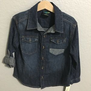 Osh kosh denim button down
