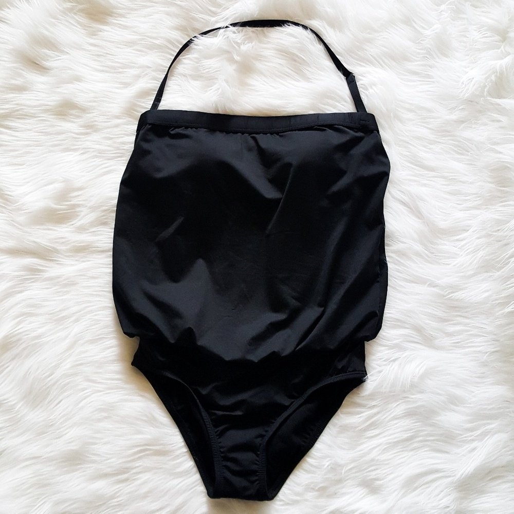 Clean Water Black Swimsuit One Piece