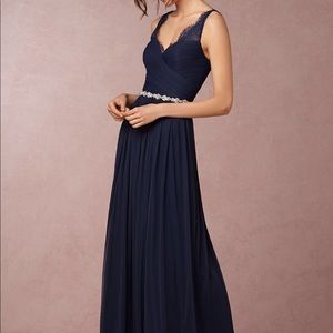 Navy bhldn fleur dress