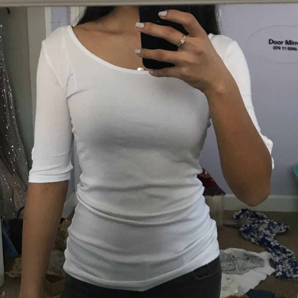 White Cynthia Rowley top