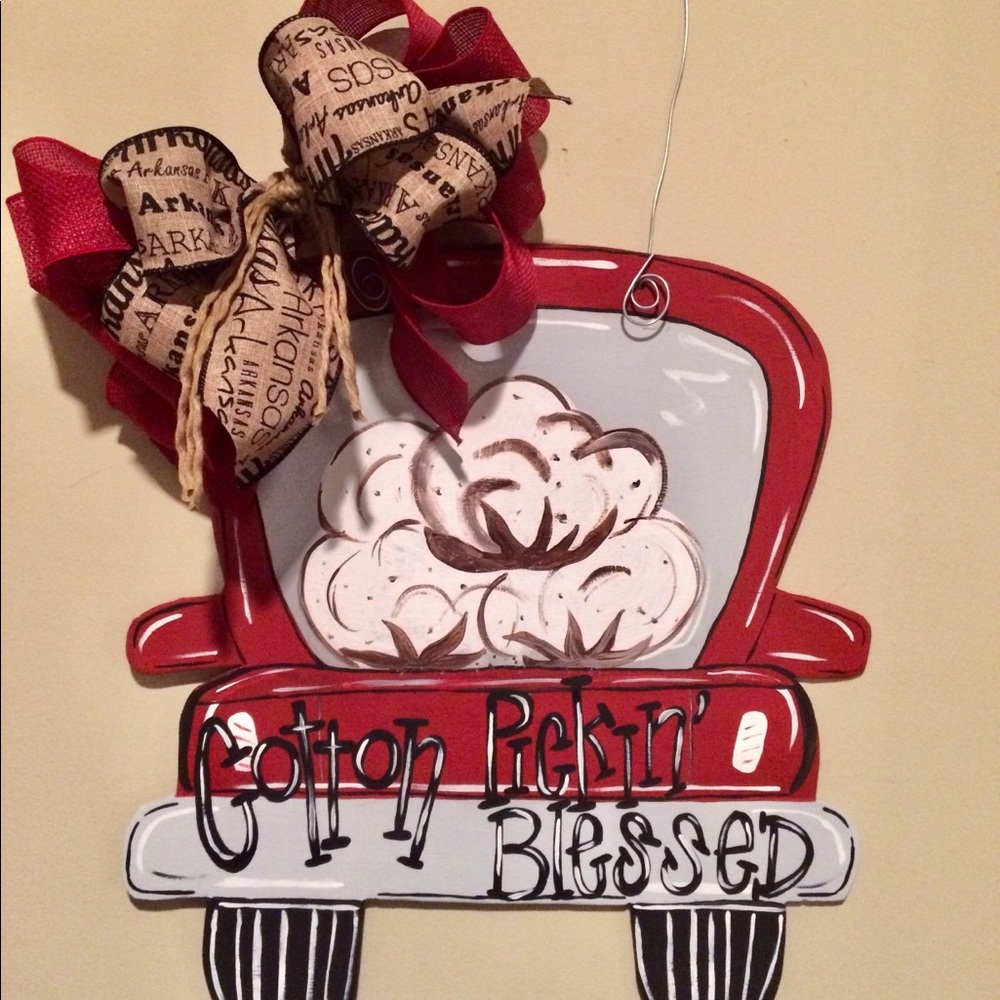 Wooden door hangers