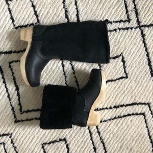 Sven shearling clog boots