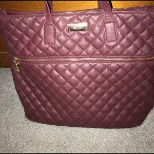 Maroon BCBG Leather Purse