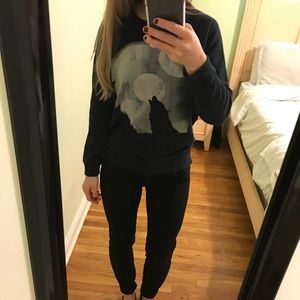 LA Hearts wolf sweatshirt