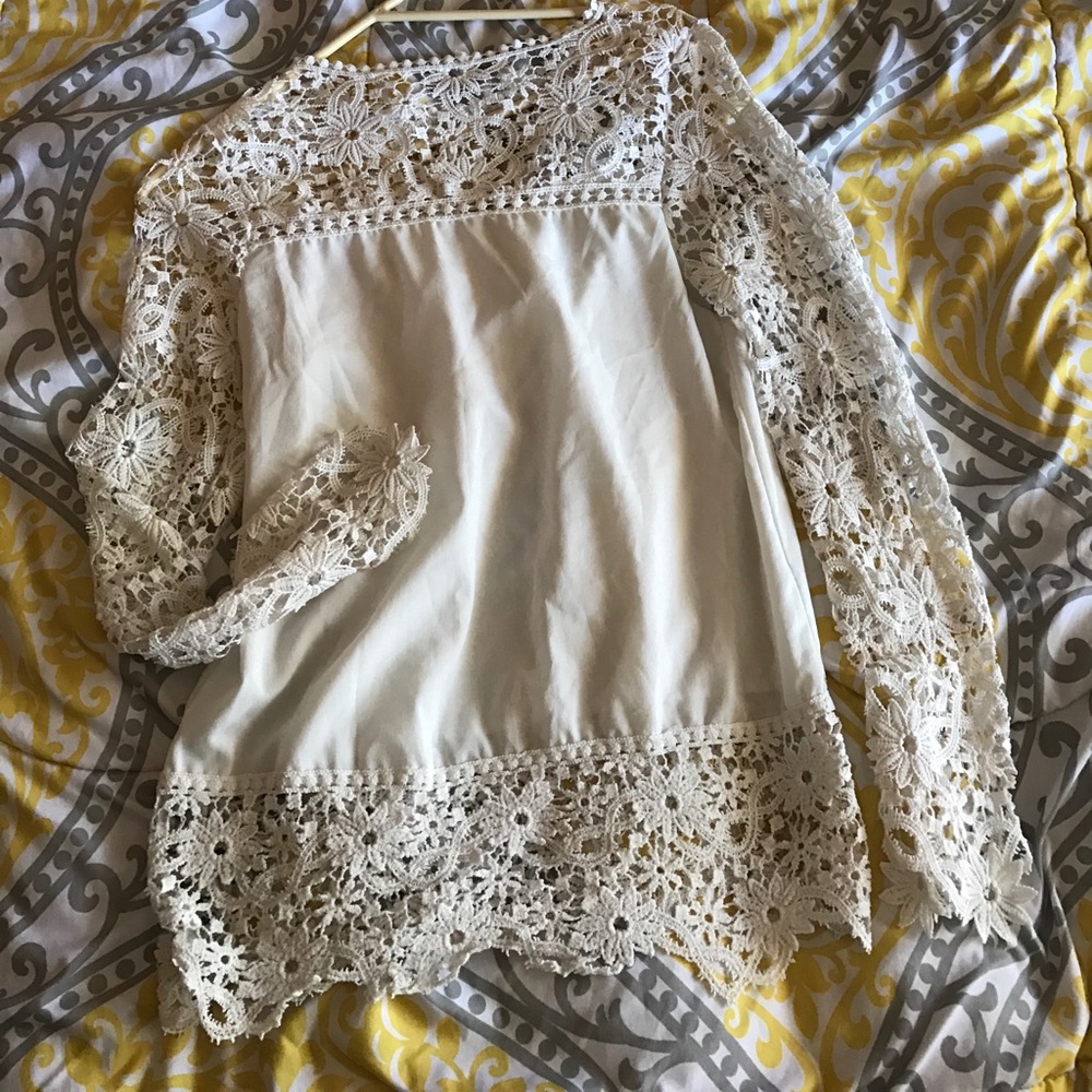 White Lace Top