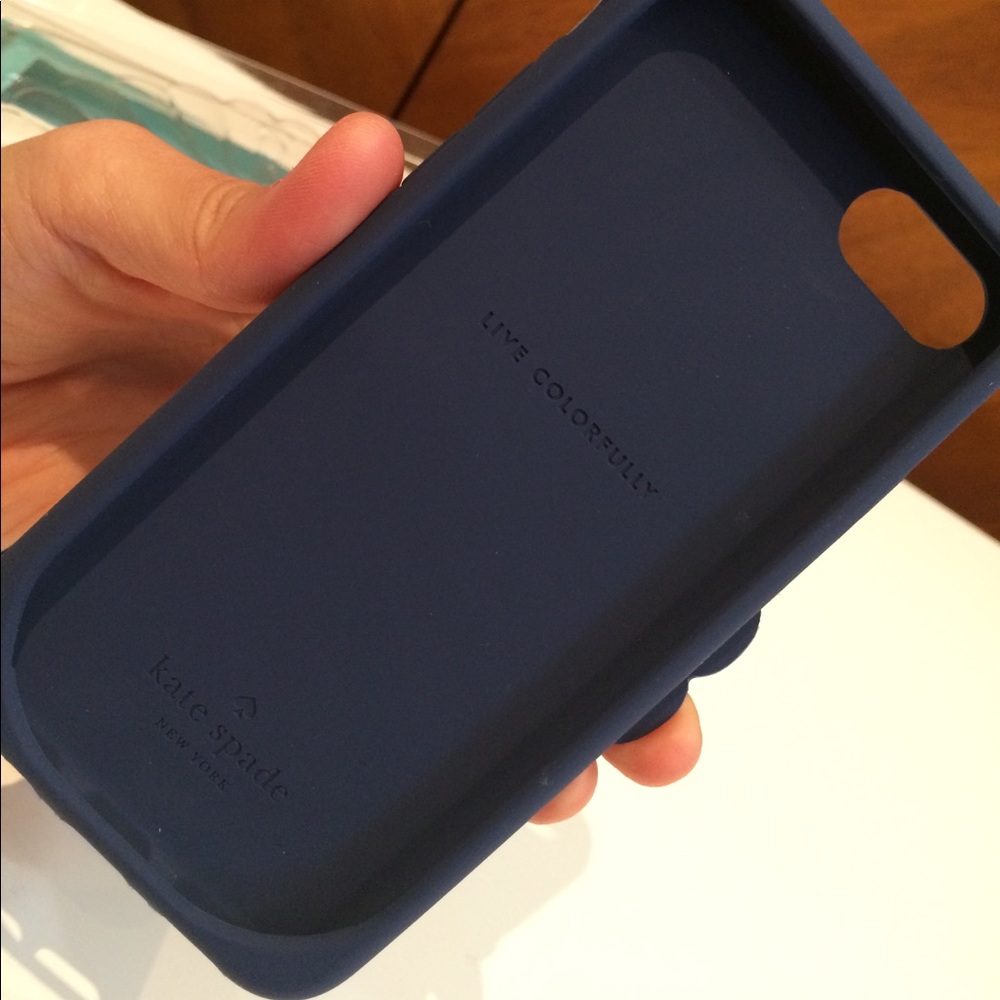 Kate Spade PEACOCK iPhone 7 8 Silicone Phone Case - Picture 4 of 4