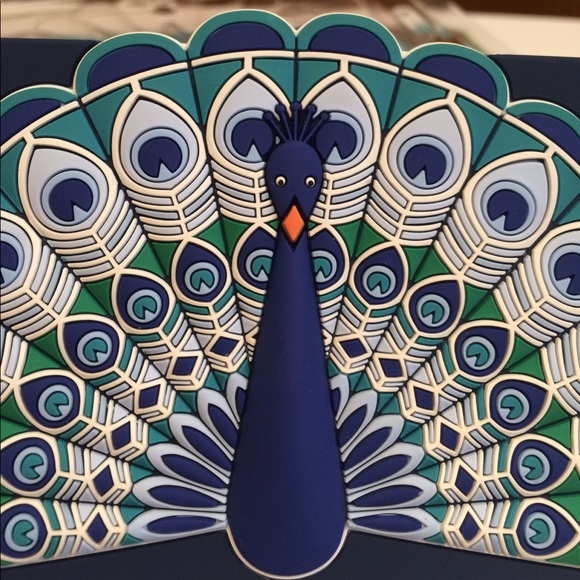 Kate Spade PEACOCK iPhone 7 8 Silicone Phone Case - Picture 2 of 4