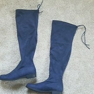 Unisa Suede Over the knee boots
