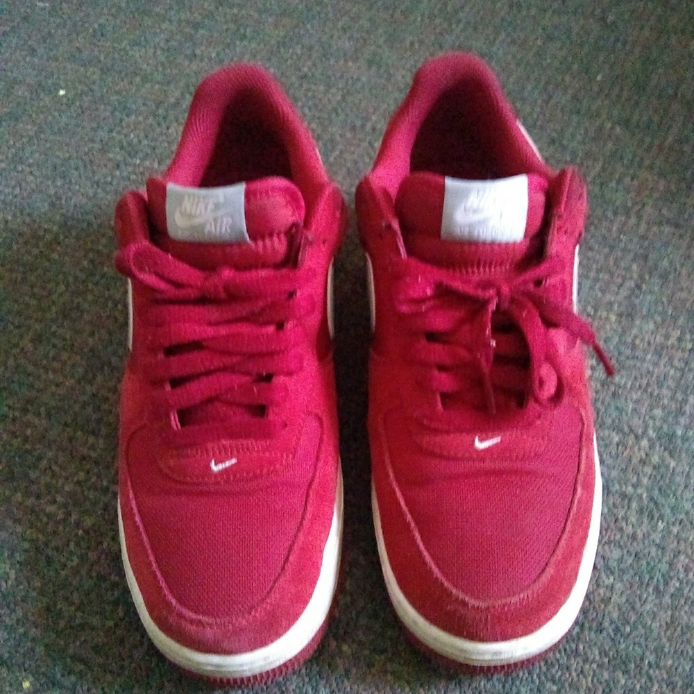 Red Nike Air Force Ones