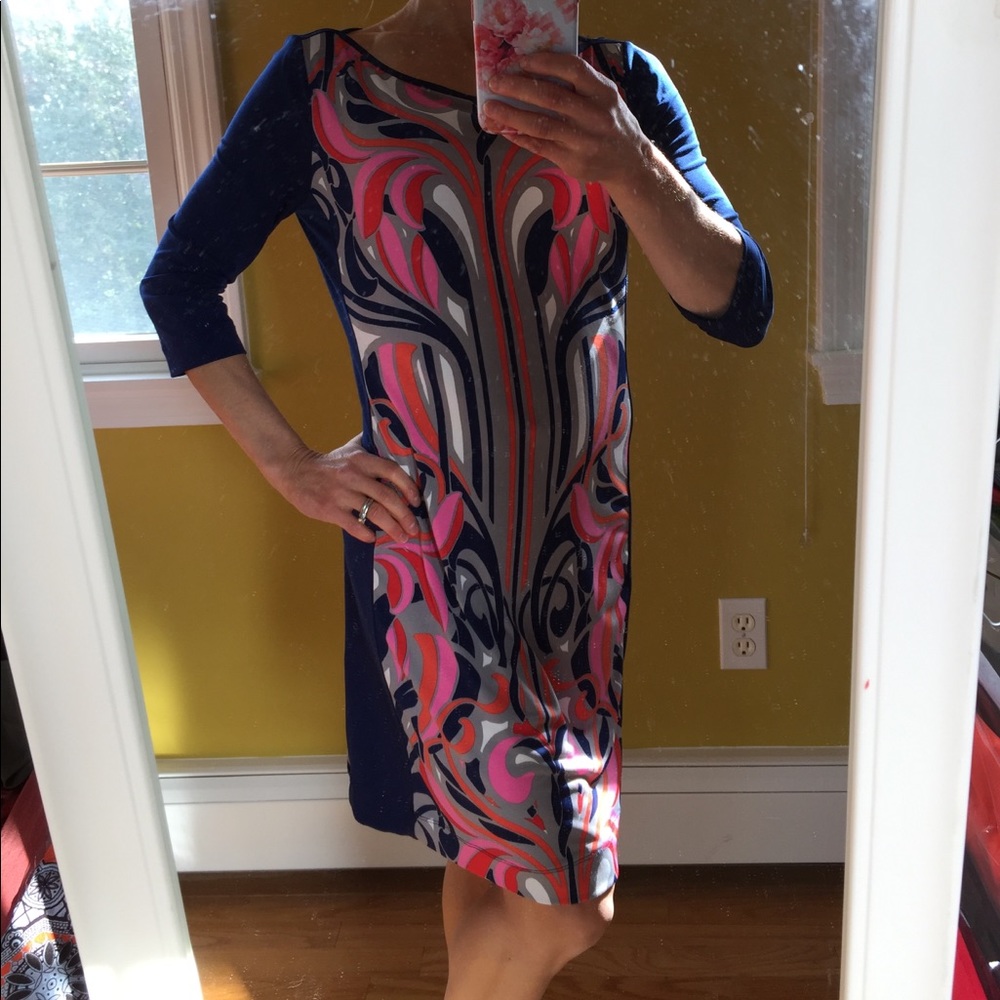 Super comfy stretchy print dress