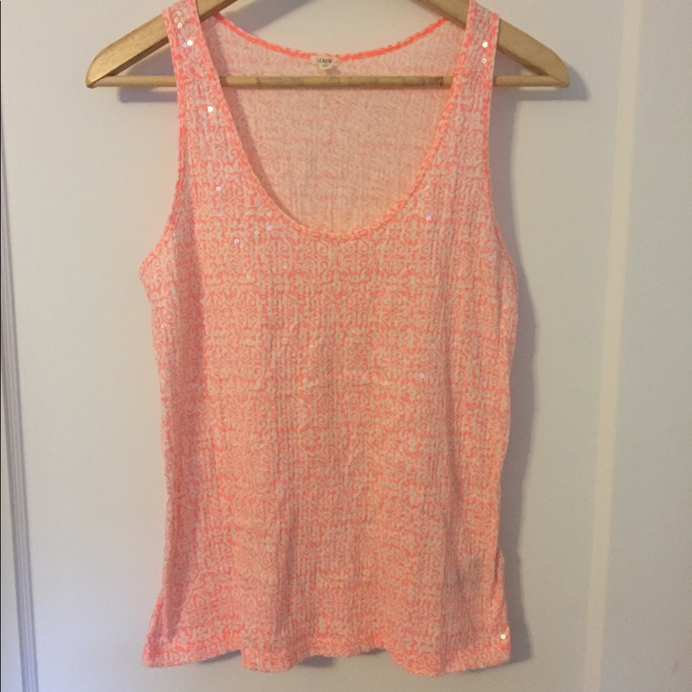 J. Crew sequin tank top
