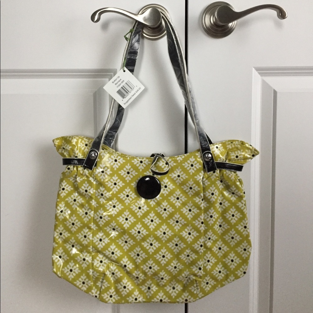 Vera bradley button up tote in baroque