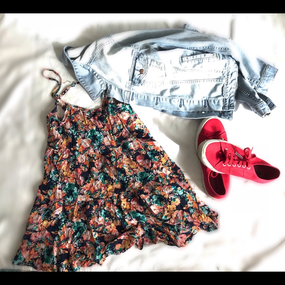 Paper Crane Floral Sundress