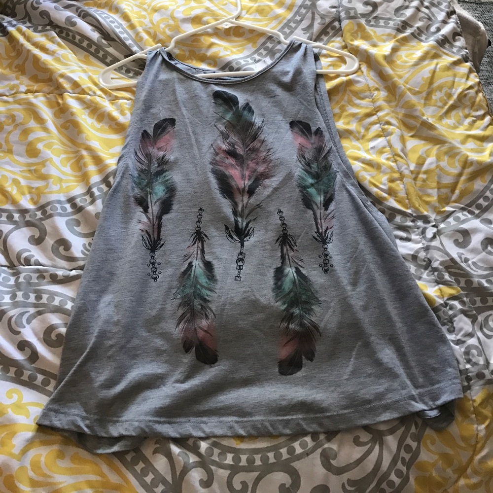 Feather tank top