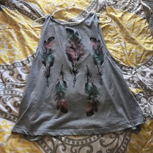Feather tank top