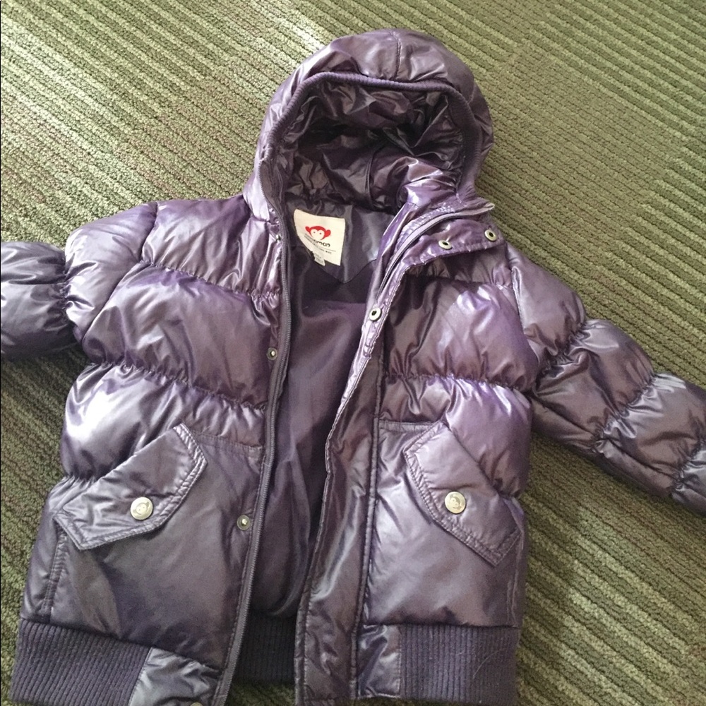 Appaman size 4 toddler metallic purple jacket