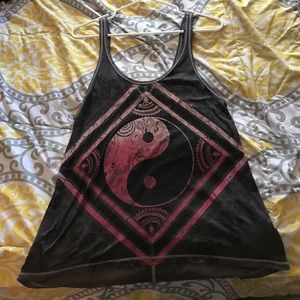 Yin-yang tank top