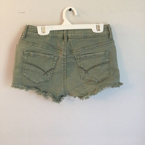 PACSUN BULLHEAD JEAN HIGH RISE SHORTS - Picture 2 of 3