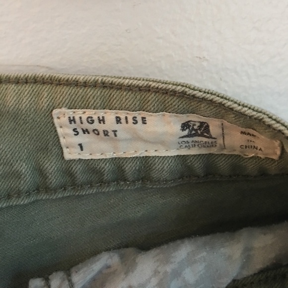 PACSUN BULLHEAD JEAN HIGH RISE SHORTS - Picture 3 of 3