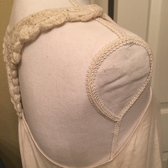 ANTHROPOLOGIE Top Crochet back Sz S - Picture 4 of 8
