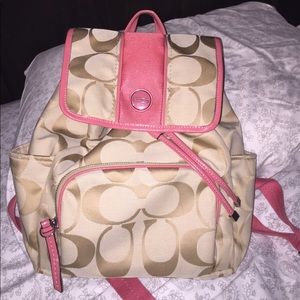 Authentic Coach backpack purse