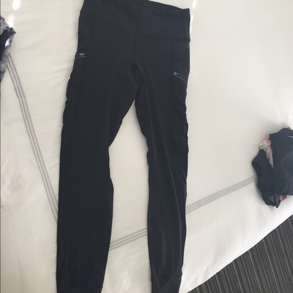 Lulu lemon size 8 full length black pants