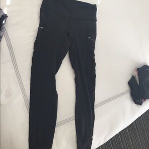 Lulu lemon size 8 full length black pants