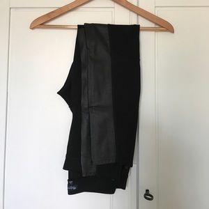 Madewell Pants - Madewell faux leather ponte panel pants leggings Madewell Pants - Madewell faux leather ponte panel pants leggings