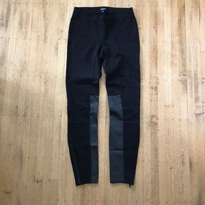 Madewell Pants - Madewell faux leather ponte panel pants leggings Madewell Pants - Madewell faux leather ponte panel pants leggings